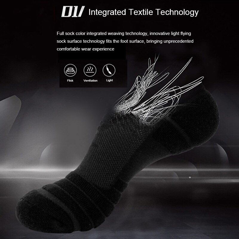 Running Socks Men Basketball Breathable Anti slip Ankle Socks Sport Cycling Walking outdoor sock cotton athletic sock