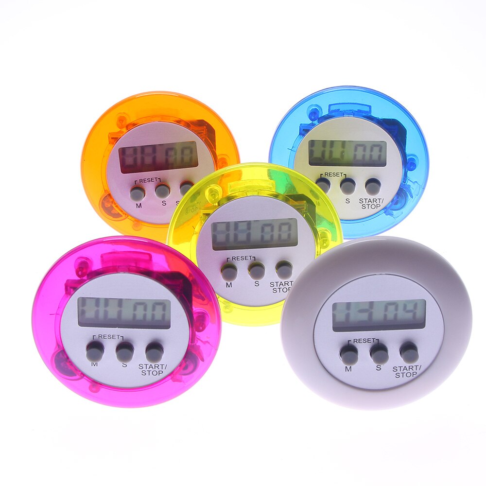1PC Digital Magnetic LCD Stopwatch Timer Kitchen Racing Alarm Clock Stop Watch Kitchen Accessories