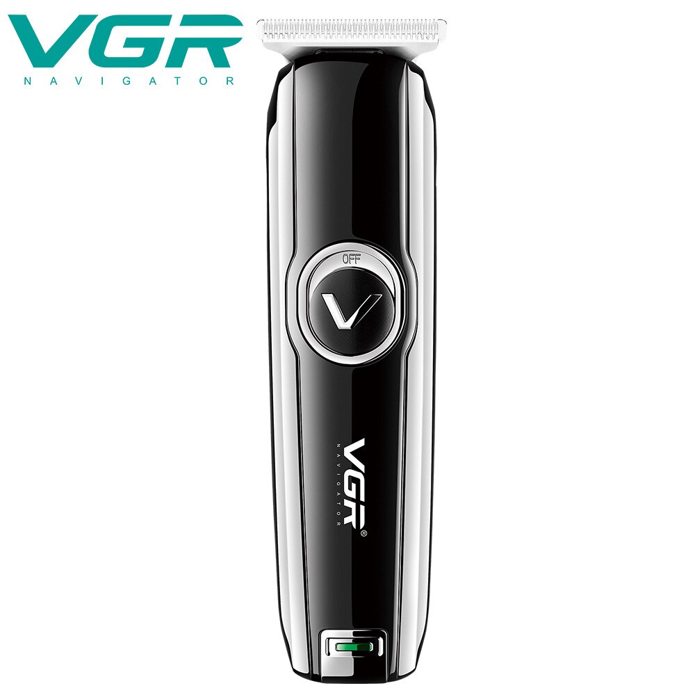 VGR Ciseaux Électriques Nouvelle Tondeuse À Cheveux 0 Tête De Coupe Tête D'huile Sculpture Ciseaux De Coiffeur Électrique USB V-168 Tondeuses Sans Fil