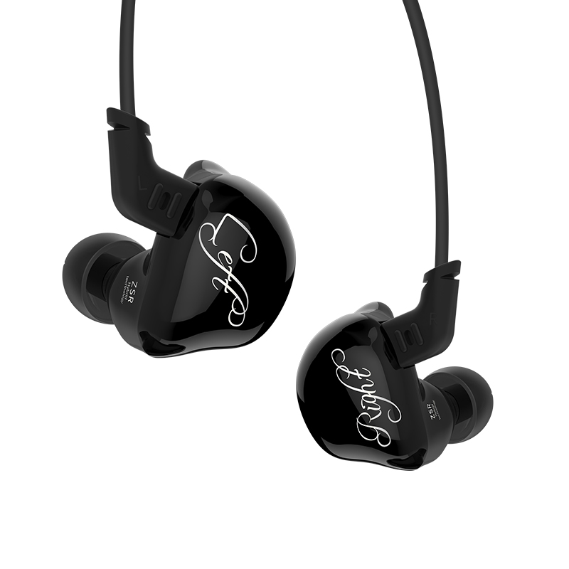 KZ ZSR Sechs Treiber In Ohr Kopfhörer Anker Und Dynamische Hybrid Headset HIFI Bass Mit Ersetzt Kabel Noise Cancelling Ohrhörer