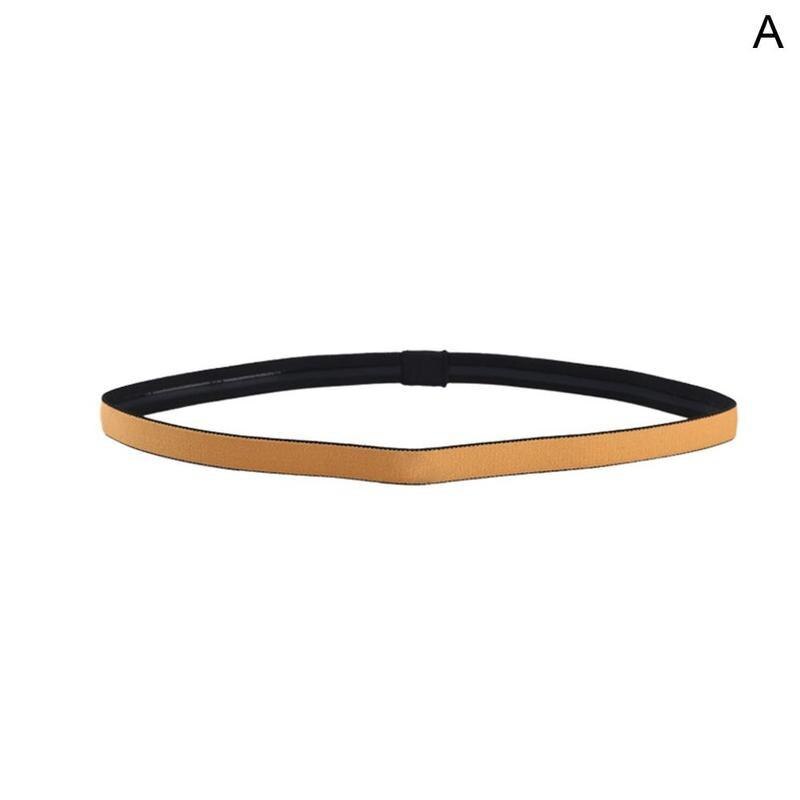 1Pcs Vrouwen Sport Haarband Yoga Hoofdband Transpiratie Fitness Anti-Slip Voor Vrouwen Running Zweetband Elastische Mannen haar A9F5: A