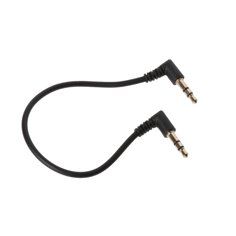 2022 90 Graden Haaks 3.5Mm Jack Male Naar Male Stereo Kabel Voor Auto Aux