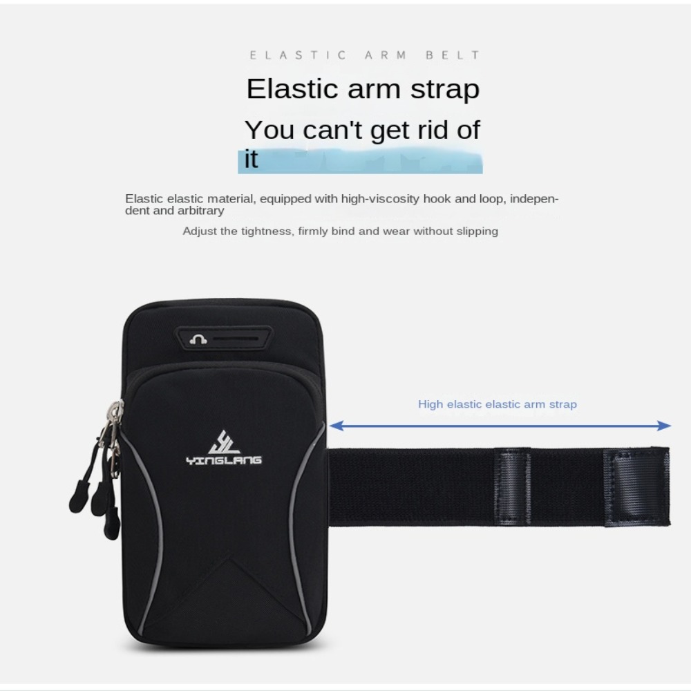 Sporttelefoon Armtas Outdoor Hardloop Pols Tas Kleine Schouder Crossbody Tas Waterdichte Fitness Arm Pouch Joggingtas Sportkleding