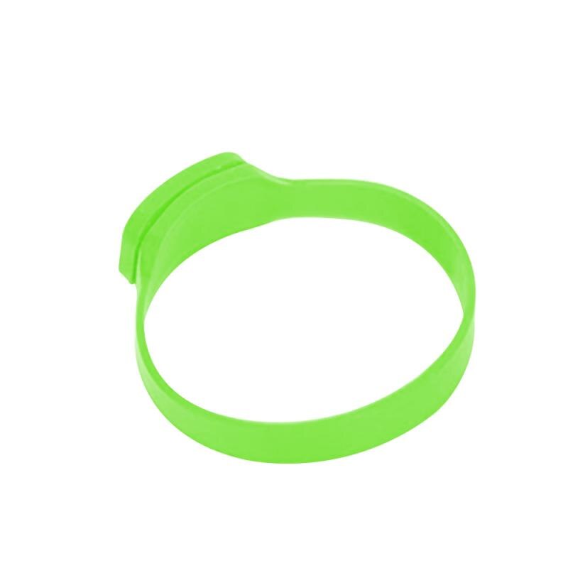 Hand Sanitizer Disinfectant Sub-packing Sanitizer Dispenser Pumps Silicone Bracelet Wristband Wearable Soap Dispenser: C green