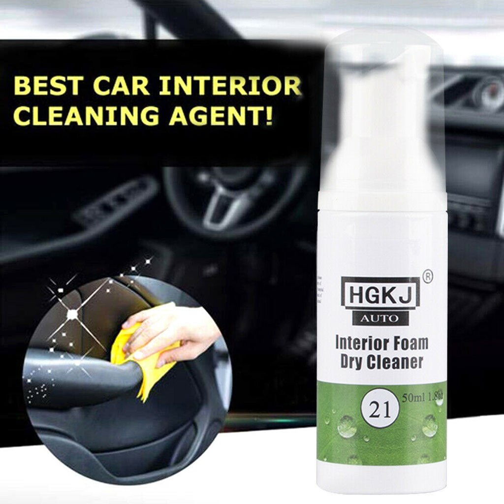 HGKJ-21-50ML Auto interior refurbishment agent Foam Clea Leather Interior Agent Car Cleaning Dry Interior Cleaning