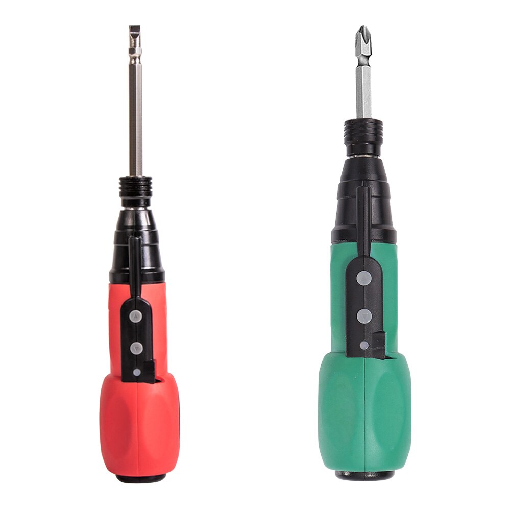 Electric Screwdriver LED Anti-Slip Rod Handle Electric Automatic Screwdriver Kit with Bit Torque USB Drill Electric Batch Tool