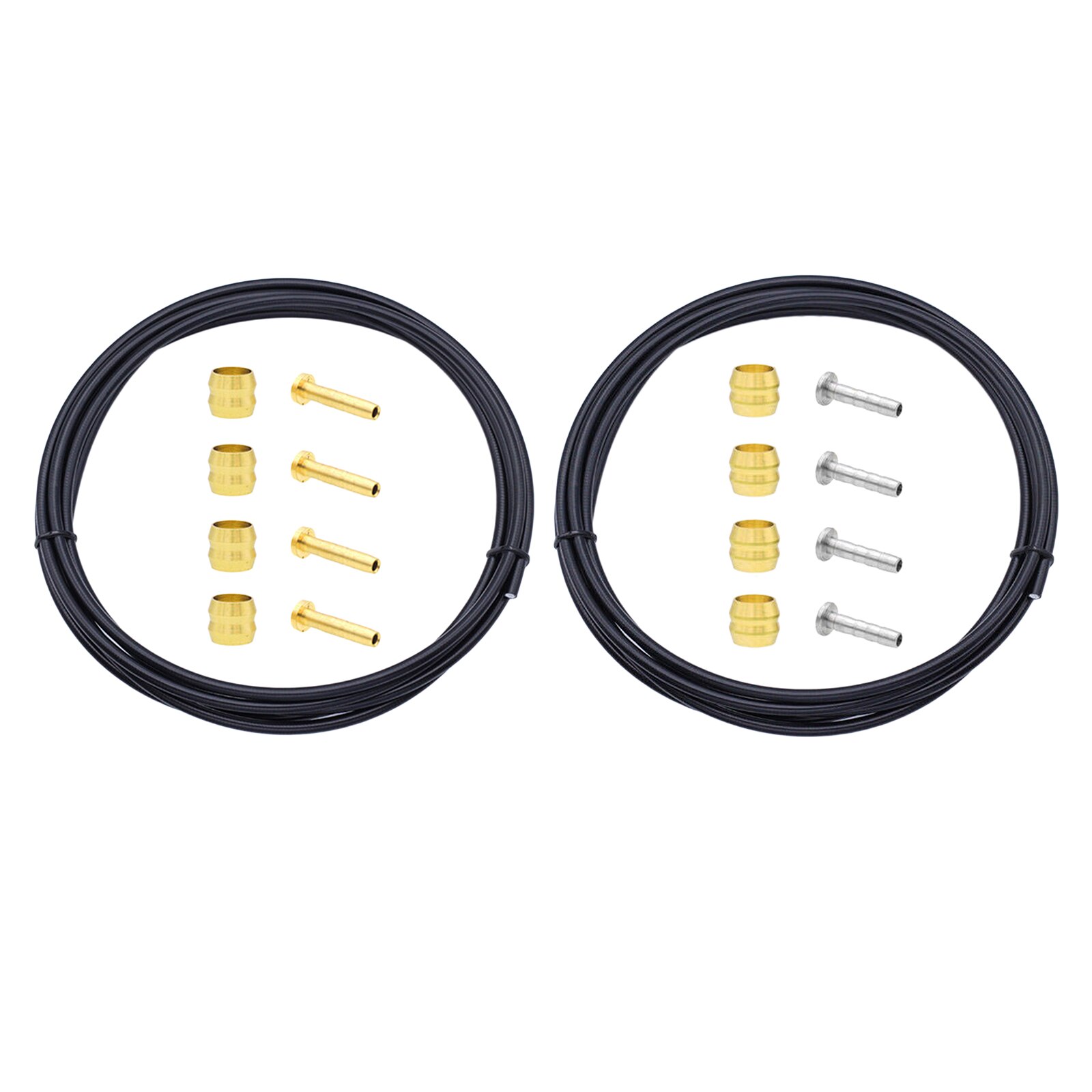 Mountain Bike Hydraulic Disc Brake Hose Kit w/ Brass Olives &amp; Inserts 5mm for Shimano BH90 BH59 System MTB Bicycle Accessories