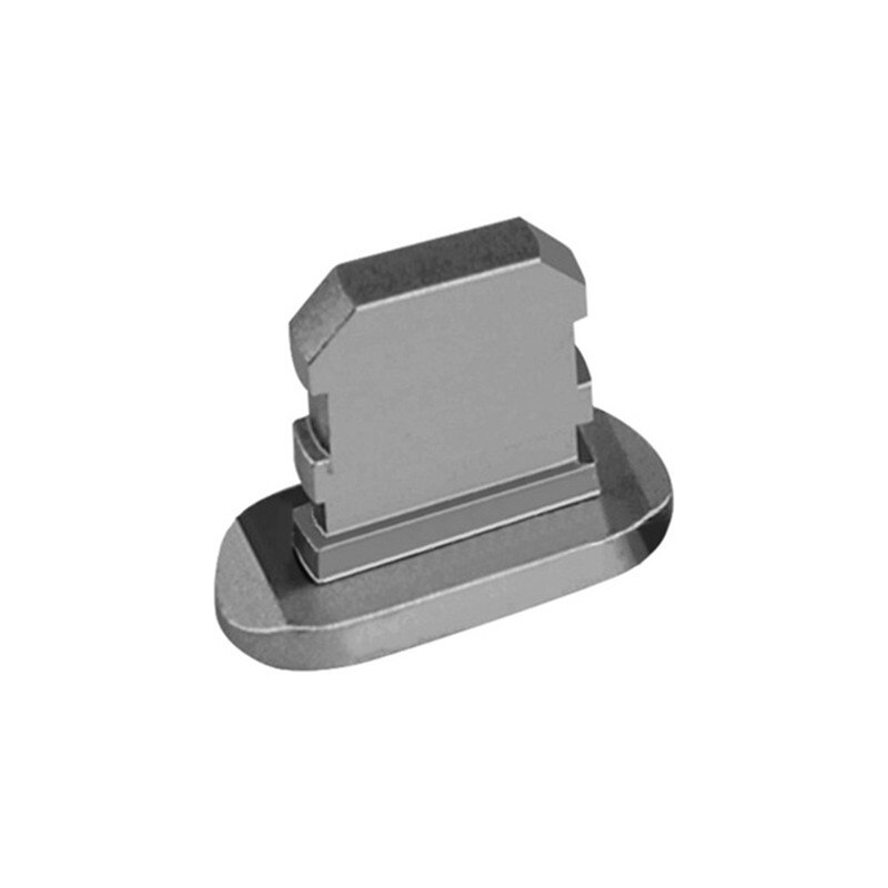 Metall Staub Stecker Lade Port Staub Stecker Lade Cenicienta Stopper für Iphone 6 6s 7 8 Xr X Xs max Schützen Staub stecker: black