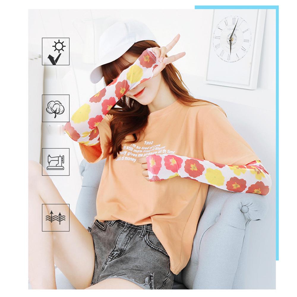 Manchettes d'été colorées pour femmes, protection contre les uv et le soleil, idéales pour le cyclisme, la course à pied, la pêche, l'escalade et la conduite