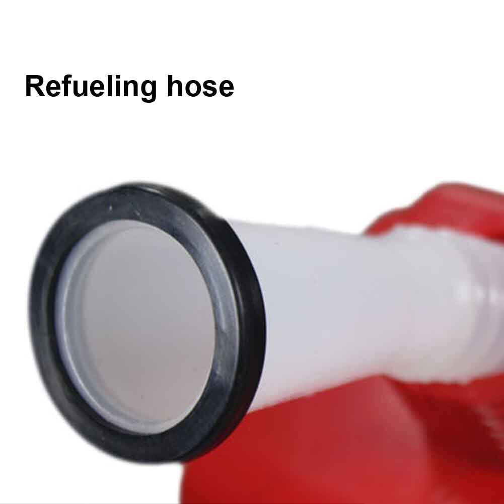 5L ATV Jerry Can Plastic Red With Mount Petrol Motorcycle Gas Container Fuel Tank Portable Anti Static UTV Backup Car
