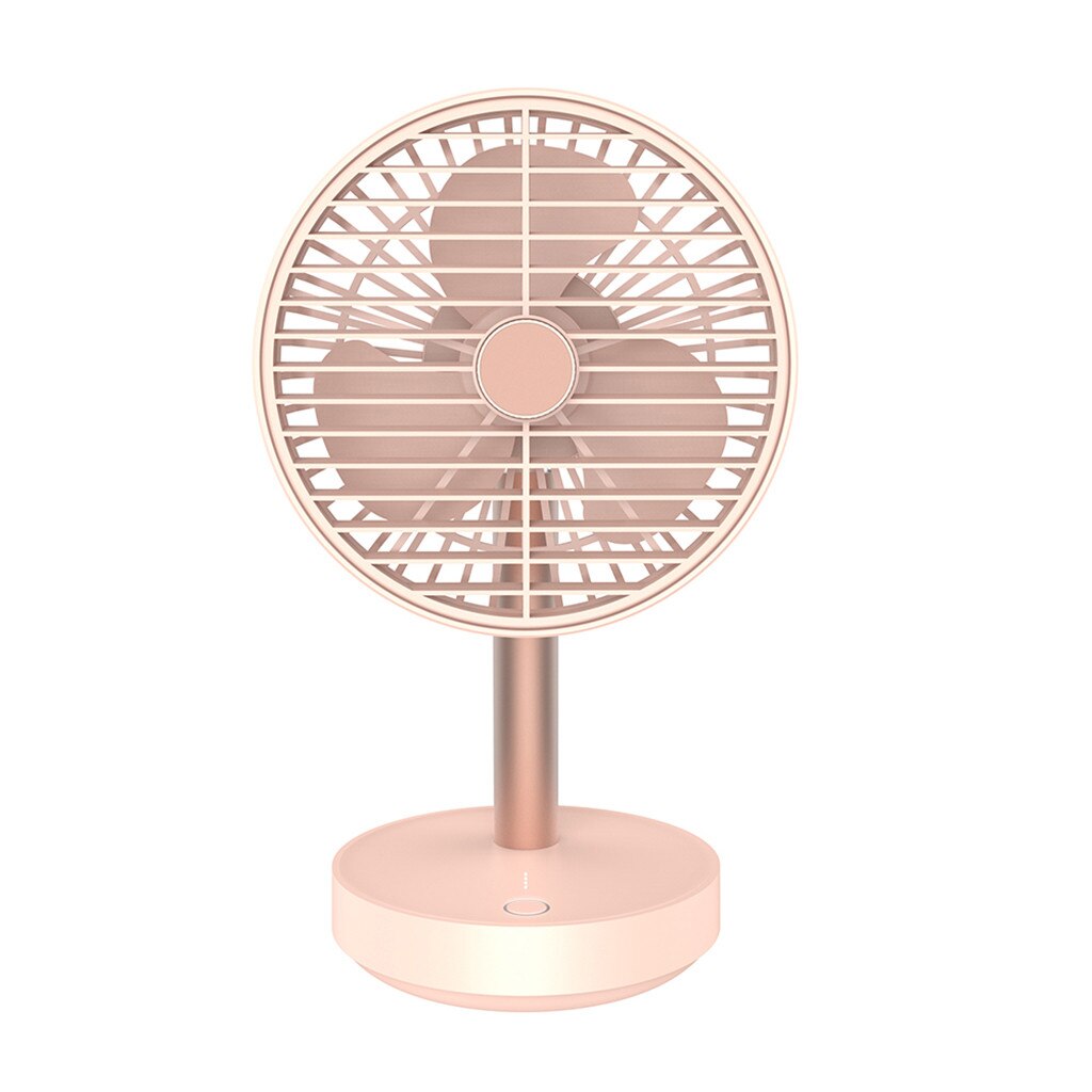 Protable Colorful Smart Home Portable Multi-function Mini Desktop Fan USB Mini Electric Fan Table Fan 4-Speed Wind Adjustable: PK