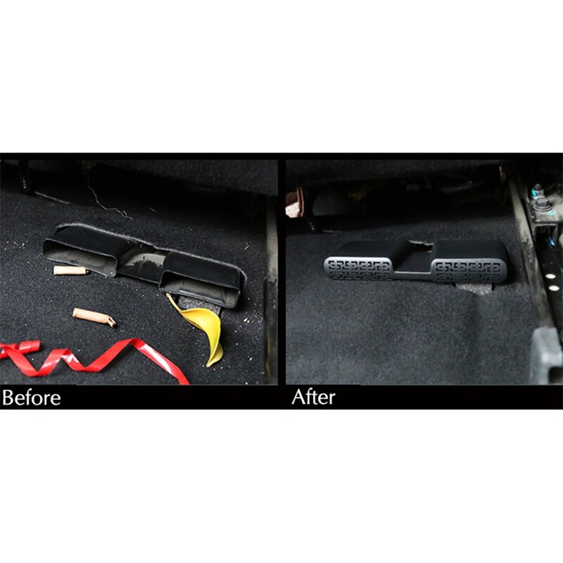 1 par de cubiertas de rejillas de ventilación para el aire acondicionado del coche, Protector de ventilación para el suelo del calentador de CA para Geely Atlas Proton X7