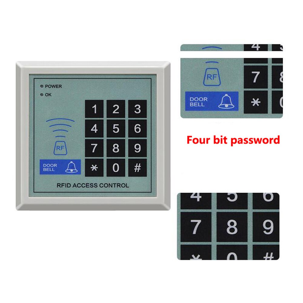 LUCKING DOOR 125Khz RFID Proximity Entry Door Lock RFID Access Control System Device Machine Security
