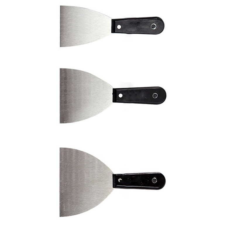 7 in 1 sparkel skrapeblad 1 tomme 1.5 tommer 2 tommer 2.5 tommer 3 tommer 4 tommer 5 tommer 7 størrelser skrape spade plasthåndtak veggkniv