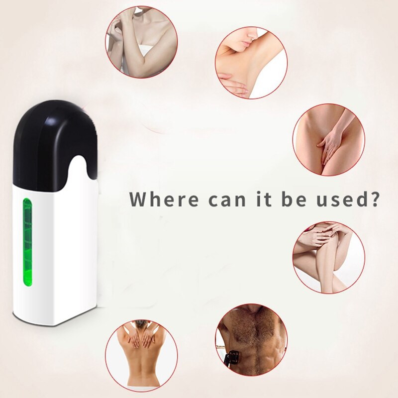 Roll on Depilatory Wax Wax Warmer Heater Cartridge Hair Removal Waxing Machine Kit EU Plug