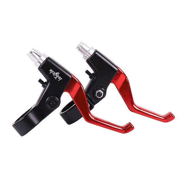 1 Pair Aluminum Alloy MTB Bicycle Road Bike Handle Hand Bar Brake Lever 22.2mm Ergonomic Brake Hand Bar 5 Colors
