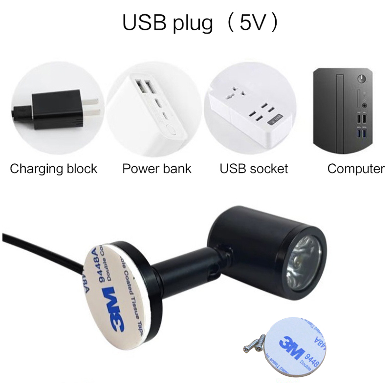 USB 5v Led Wijnkasten Voor Model Display Tellers Garage Kits Display Dozen Plank Mini Juweel Kast Licht aquarium Spotlight