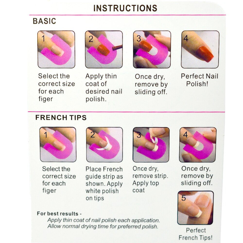 STZ 26 pièces/ensemble Nail Art pratique polonais protecteur français embouts moule outil doigt couvre ongles bord manucure pédicure accessoire NJ112