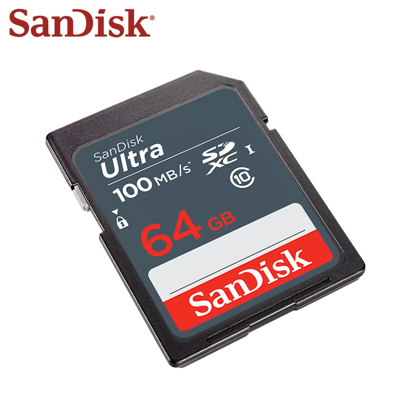 Karta pamięci SanDisk Ultra SDHC SDXC 16 GB 32 GB 64 GB 128 GB 256 GB Karta SD do 100 Mb/s do kamery