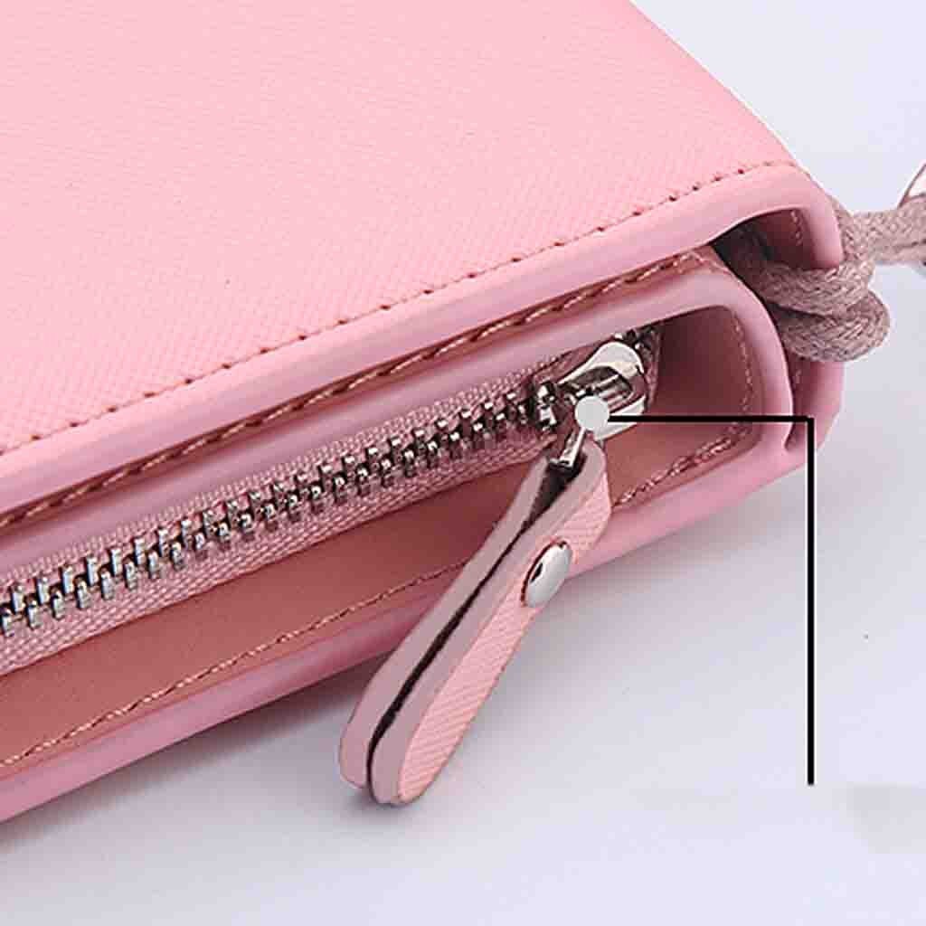 Women's Wallet Folds Casual Pure Color Large-capacity Clutch Soft Multi Wallet For Credit Cards Women #G2