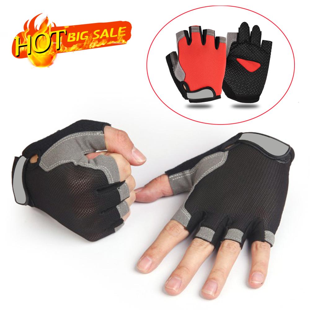 Cycling Gloves Half Finger Anti-slip Bike Bicycle Gloves Breathable for Summer Outdoor Sports Men Women Motorcycle MTB Road Bike