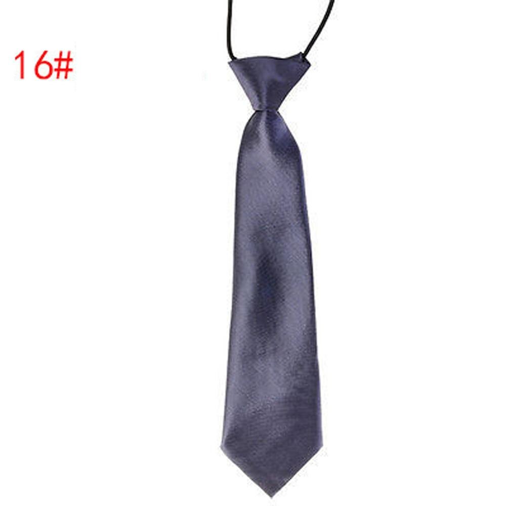 Cravate élastique solide pour enfants, accessoires de costume, chemise, petite cravate de mariage pour garçons: 05