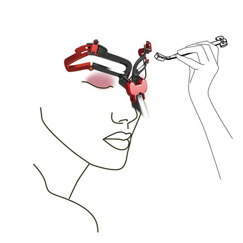 Adjustable Eyebrow Shapes Stencil Makeup Model Template Tool SCI88