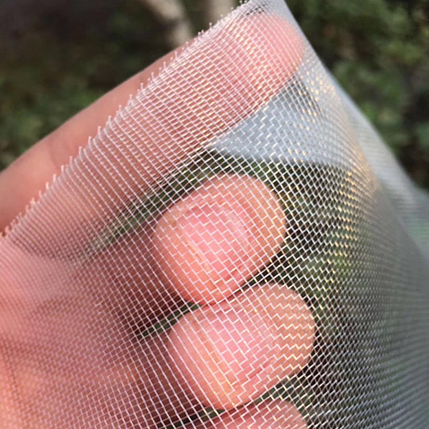 Insektresistent skurnet 40- mesh gaze anti-fuglenet barriere meshnet til grøntsager frugtplanter haven frugtplantage beskytte 8 x 20ft