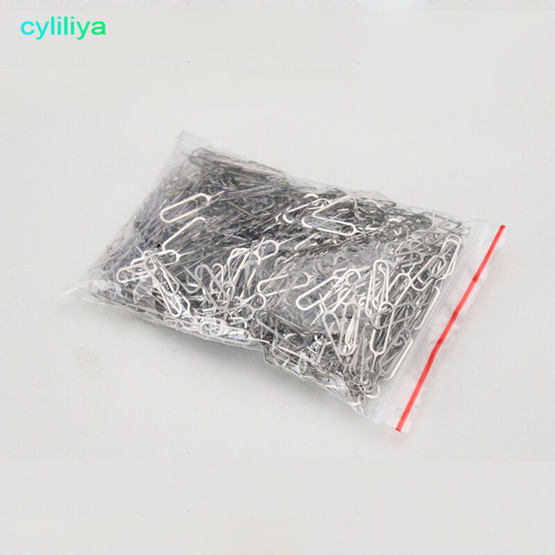 1000pcs Sim Card Ejector Tool Sim Card Tray Eject Pin Key Tool For iPhone 4 4s 5g 5c 5s 6 6s 7 plus for Mobile phones