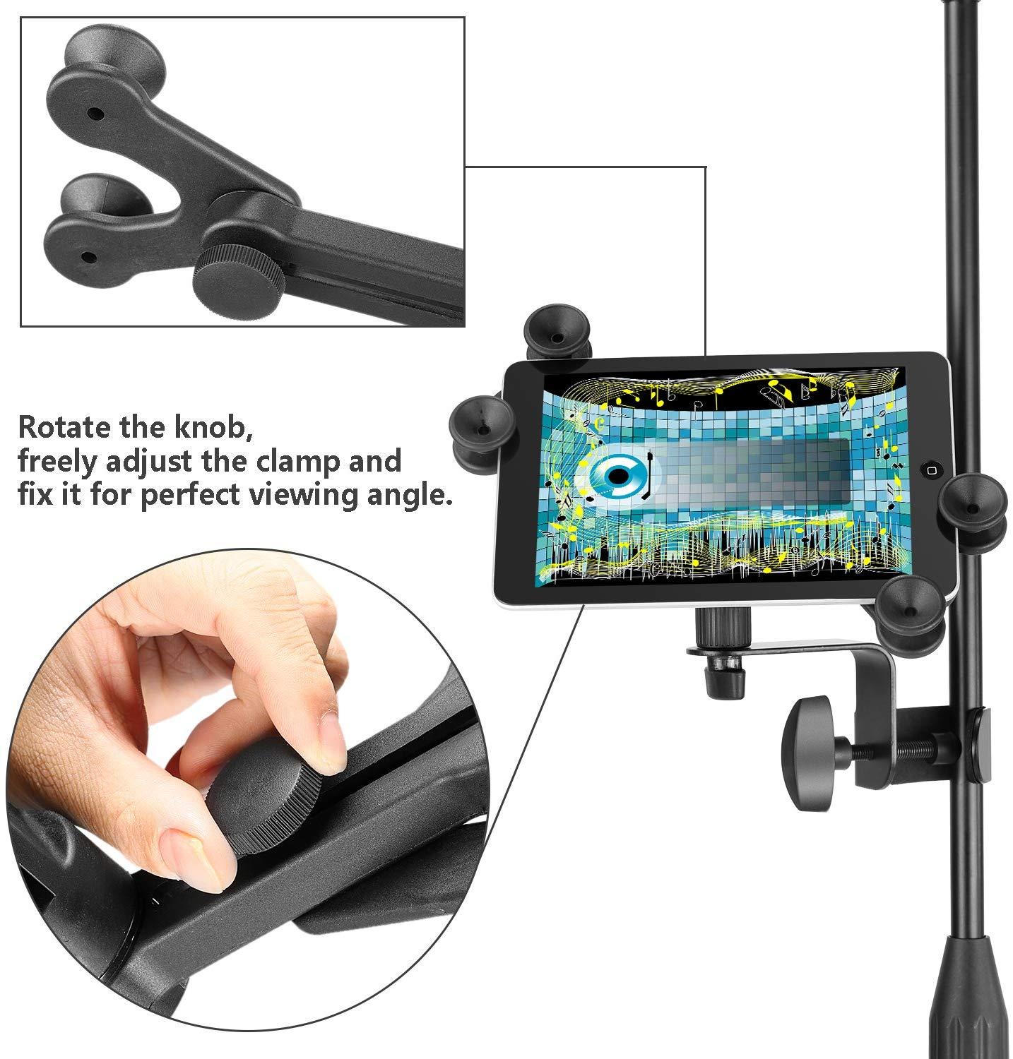 Neewer 6-11 pouces réglable musique micro support de Microphone support de tablette avec 360 degrés support pivotant pour Apple iPad Pro Air Mini