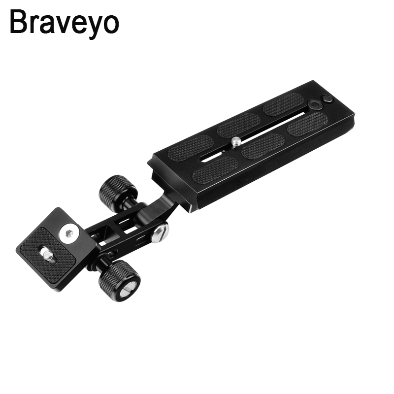 Camera Long Plate Camera Telephoto Lens Support Bracket Tripod Fluid Head Mount Adapter For Manfrotto Standard