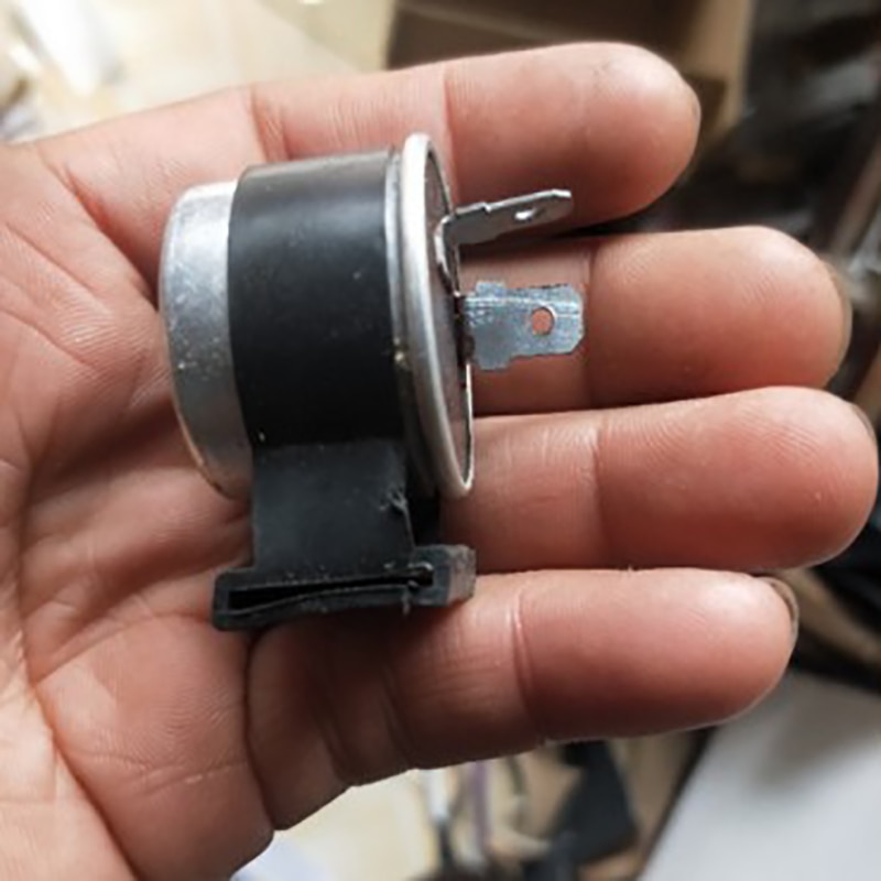 6v relæ blinklys blinker til yamaha  dt175 dt250 dt360 dt400 gt80 dt100 xt500 blinkskærmkontakter uden bipper