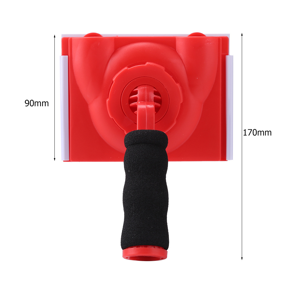 Roller Latex Paint Edger Brushes Multifunctional Home Wall Ceiling Corner Painting Brush Color Separator Trimmer Tools: Fluorescent Orange
