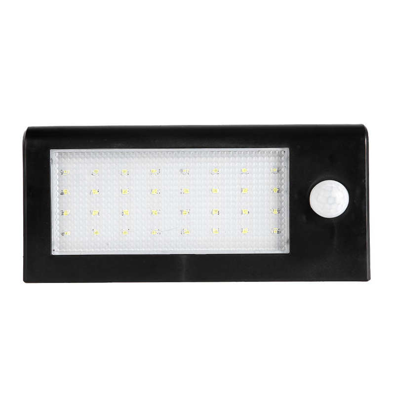 Colector Solar de luz LED para exteriores, Sensor de cuerpo PIR para colector Solar de 32 leds, resistente al agua