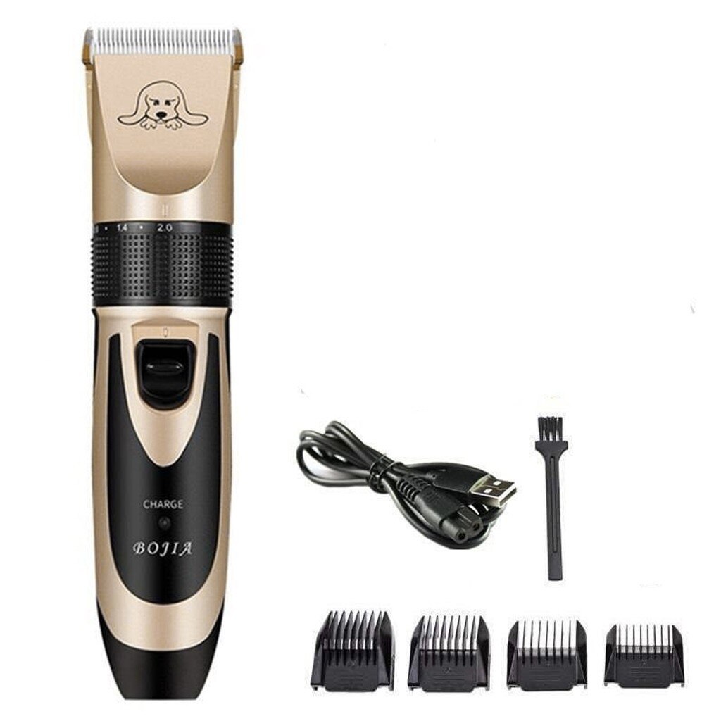 Dog Shaver Clippers Low Noise Rechargeable Cordless Electric Quiet Hair Clippers Pets Electric Scissor Clipper