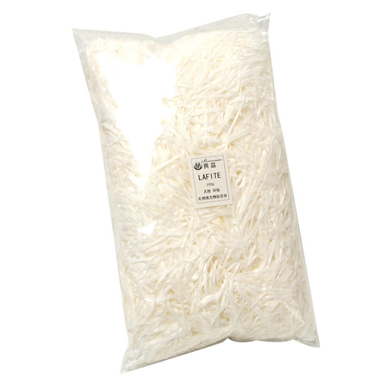 50/100g Kleurrijke Shred Crinkle Papier Raffia Versnipperd Tissuepapier Geschenkdoos Vulmateriaal DIY Bruiloft Verpakking decor