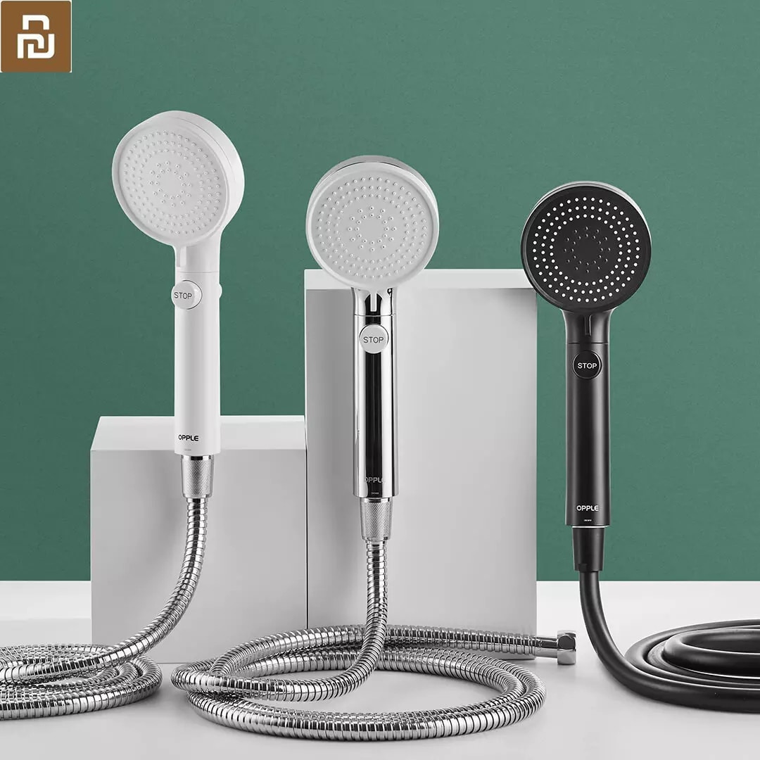 Xiaomi Mijia OPPLE Booster Hand dusche einstellen aufgeladen dritten Gang wasser modus eins-klicken sie auf halt Geschmack