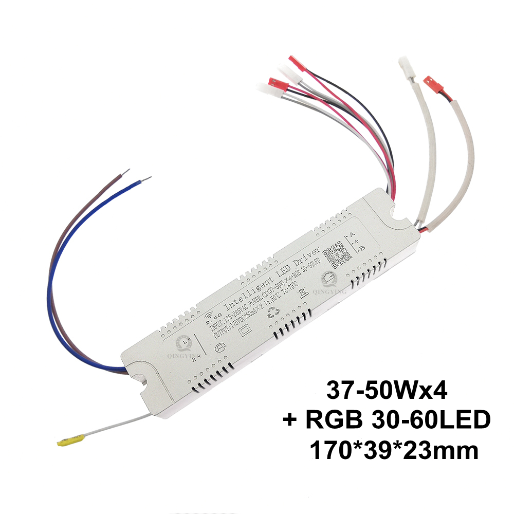 Télécommande et télécommande intelligente LED, variateur LED 2.4G, 25-40Wx2 x4 ino -50Wx2 x4 x6 ino -60Wx2 x4 x6 + RGB 30-60LED, gradation et document-Chan, 1 pièce: Or