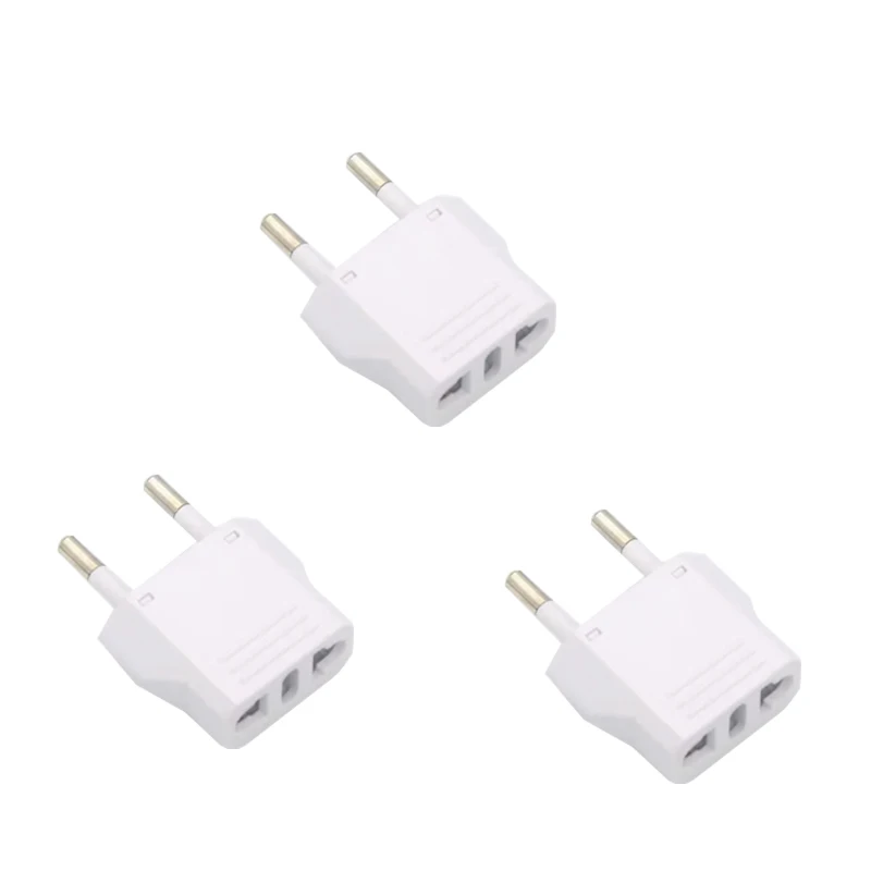 1-50 stk. eu-pluggadapter cn au jp usa til eu-pluggadapter reiseadapter elektrisk kr europluggkonverter strømuttak ac-uttak: Himmelblå / Annen