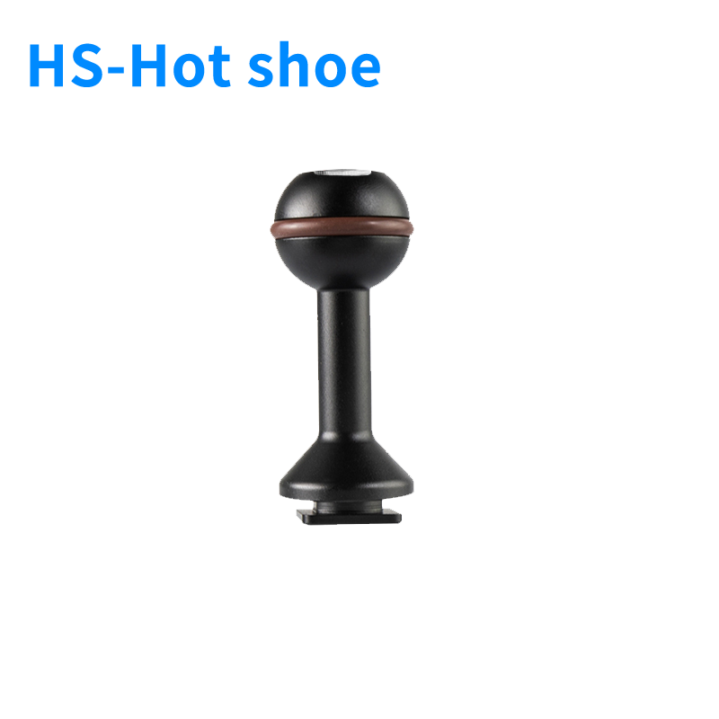 Scubalamp Duiken Shell Koud Shoe Adapter Bal Adapter Mount Base Connector Gopro Tg6 5 Camera Behuizing Onderwater Fotografie
