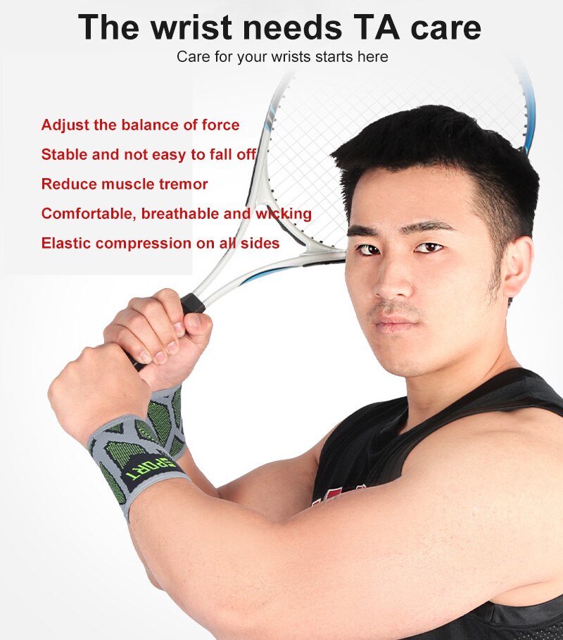 Sports Accessories Guard Outdoor Wristbands Cycling ventilation pressure wrist with tennis fitness Gym protection 1PC