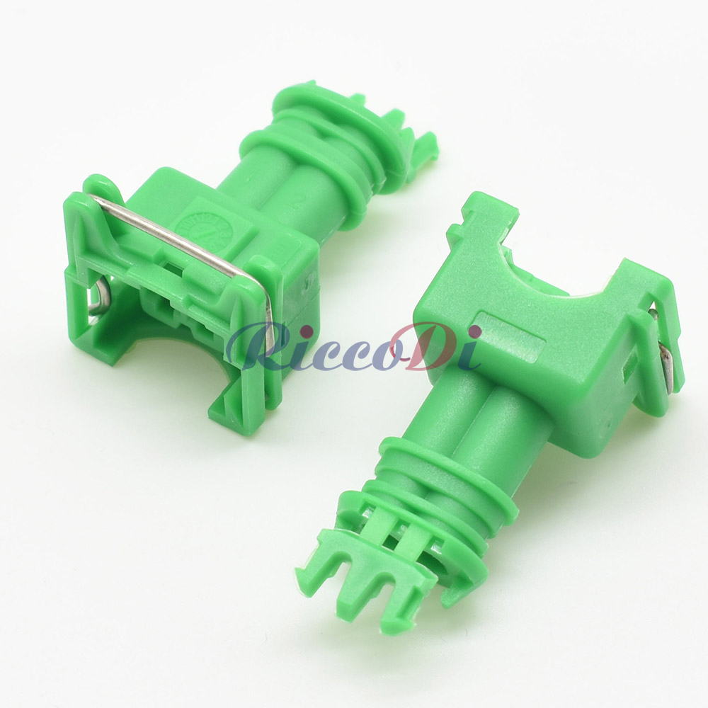 1 set 2-pins EV1 auto-brandstofinjector-stekkerconnector Junior Power Timer JPT Jetronic-kits 282189 -1 Voor auto groen blauw geel grijs: Lavendel