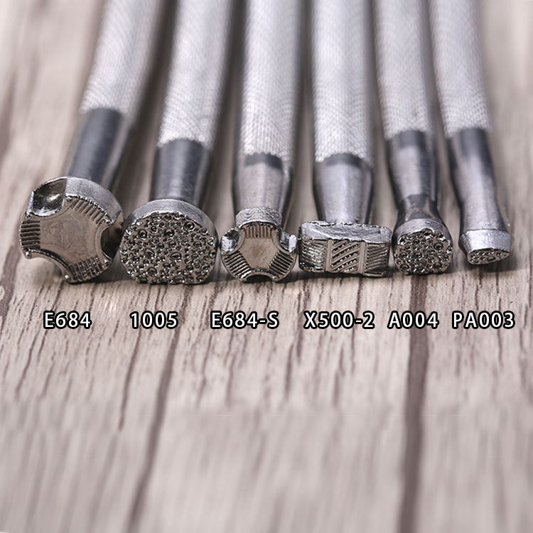 DIY Alloy Leather Printing Tool Working Saddle Making Tools Craft Stamps Set Carving for Leathers