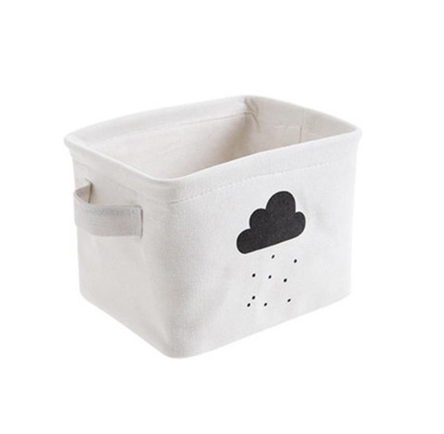 Europe Style Folding Square Storage Utility Box Fabric Cube Drawer Organizer Cloth Bag Basket: C