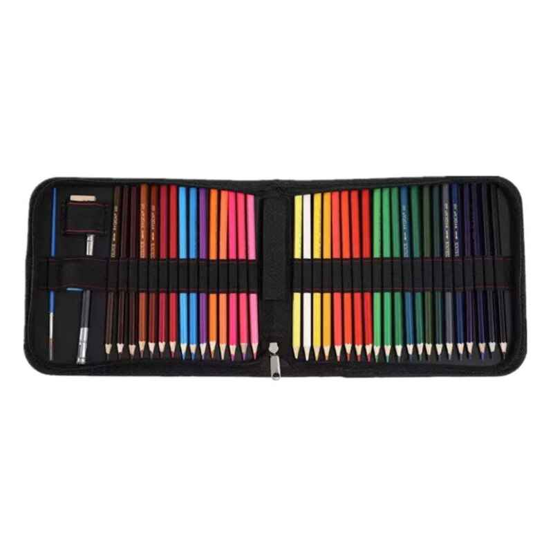 36/48/50/72 farben Wasser Löslich Farbe Blei Pinsel Bleistift Hand-gemalt Bausatz C90C: 02