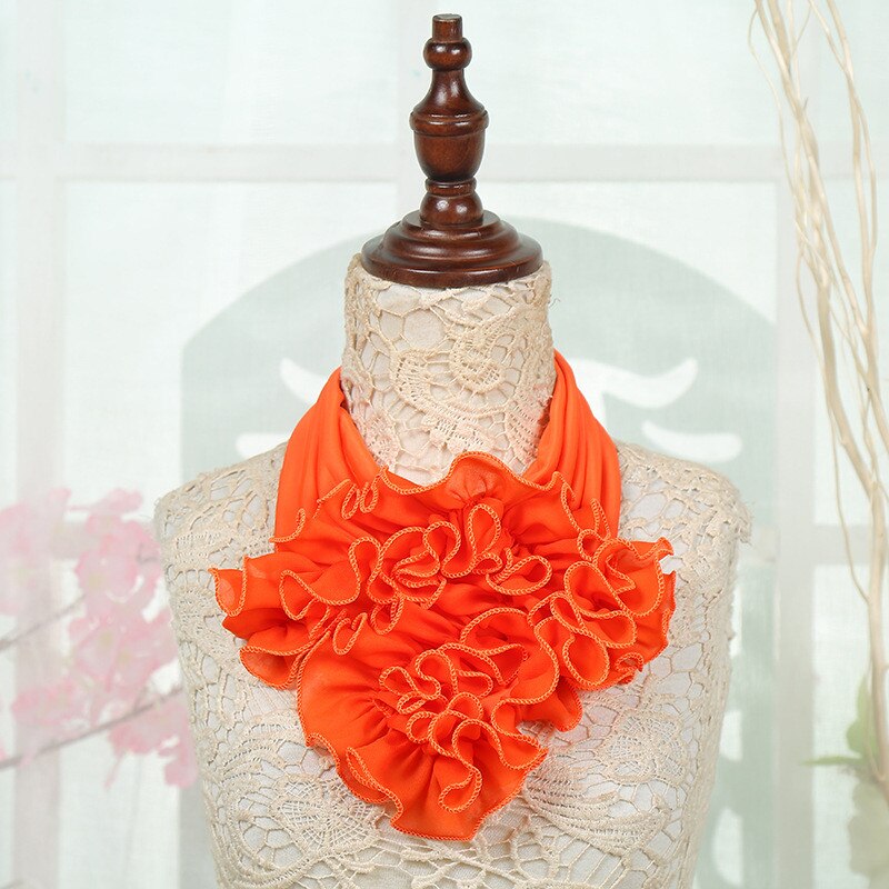 Winter Frauen Schal Blumen- Kragen Schal Luxus Blume Gedruckt Halstuch Ring Nacken Schals: 12
