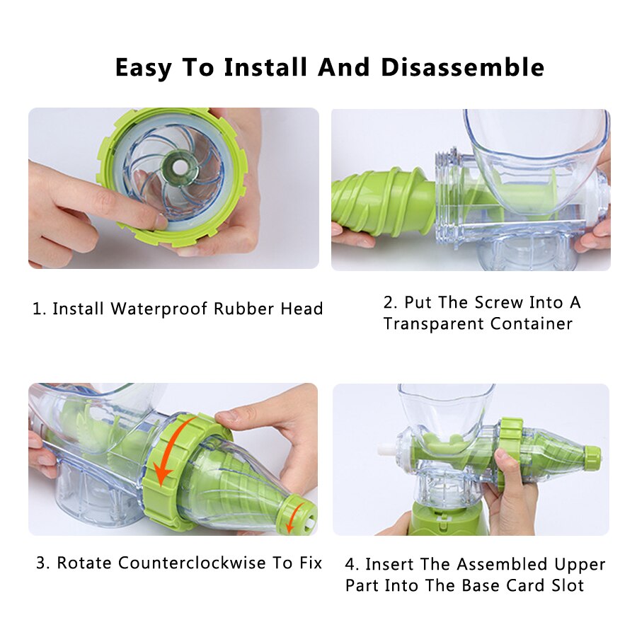 Mini presse-agrumes manuel multifonctionnel, Machine à jus de légumes frits, 100% Original, pour les enfants, une vie saine