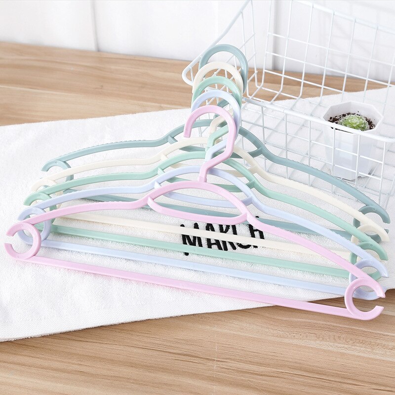 5pcs/lot Adult Plastic Hanger Laundry Hanger Clothing Drying Racks Storage Baby Children Coat Trousers Closet Hanging Organizer