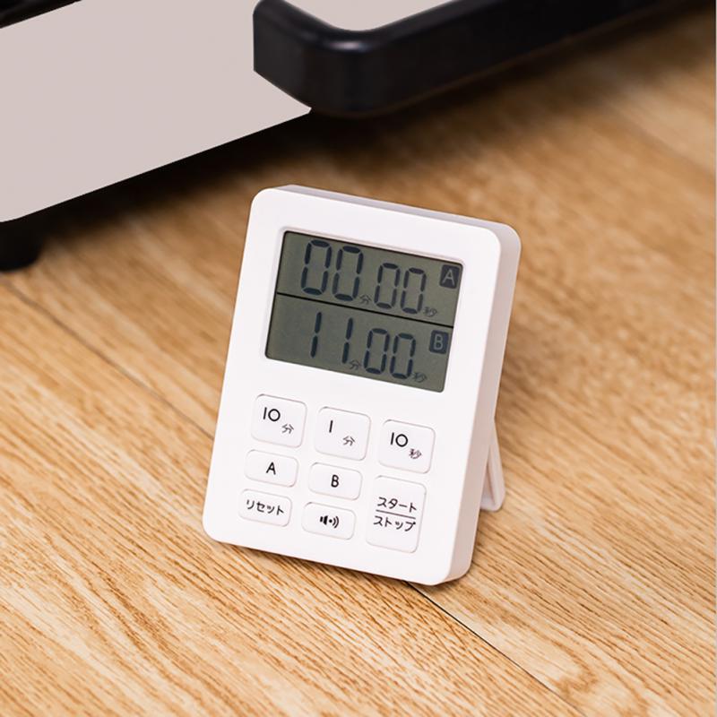 Kitchen Magnetic Dual-screen Timer Digital Timer Timer For Kids Classroom Timer Kitchen Timers For Cooking Kitchen Timers