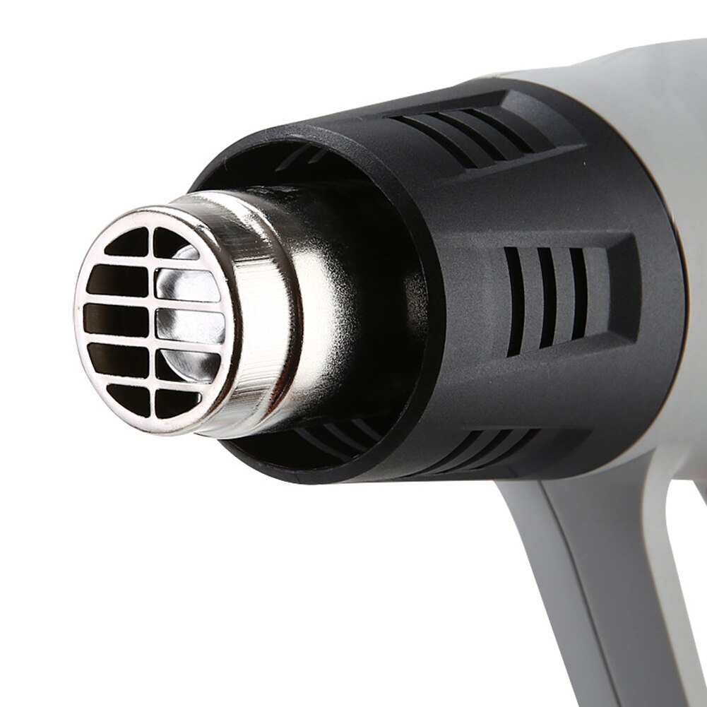 Heat Gun 2000W Electric Air Gun Variable 2 Temperatures Industrial Power Tool With Four Nozzle Attachment